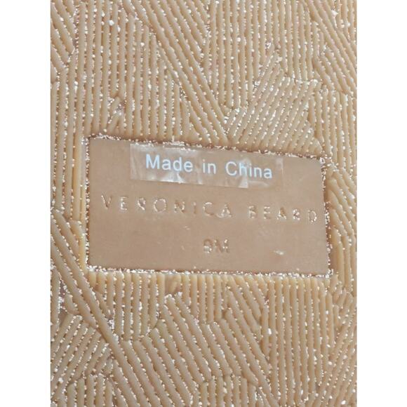 EUC Veronica Beard Geno Suede Platform Sandals Tan Beige US Size 9 - Picture 7 of 8